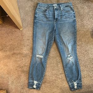 Good American Good Waist Crop Jeans